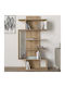 Jade Beige Bookcase 90x22x172cm