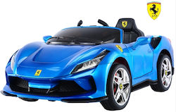 Παιδικό Ηλεκτροκίνητο Αυτοκίνητο Μονοθέσιο με Τηλεκοντρόλ Licensed Ferrari F8 Tributo 12 Volt Μπλε