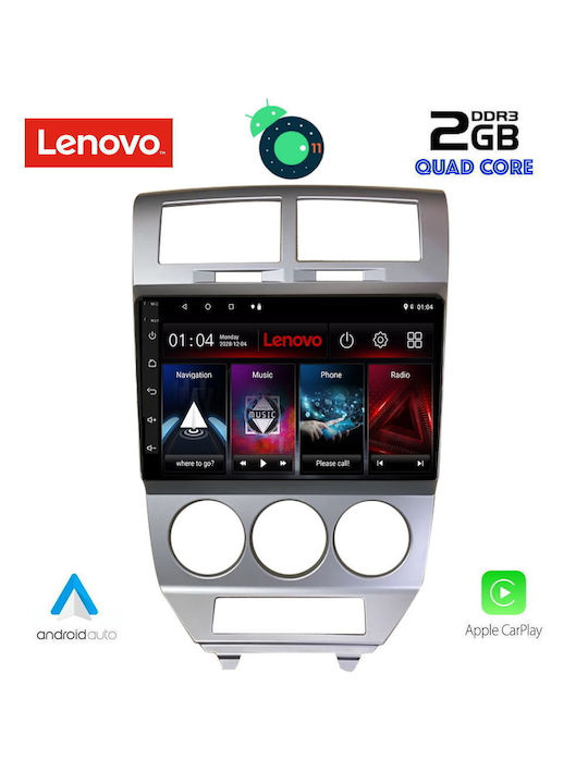 Lenovo Car-Audiosystem für Audi A7 Dodge Kaliber 2006-2012 (Bluetooth/USB/AUX/WiFi/GPS/Apple-Carplay) mit Touchscreen 10.1"