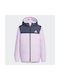 Adidas Kids Sports Jacket short Hooded Lilac