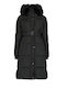 Noruega Women's Short Puffer Jacket for Winter Black