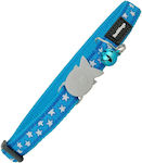 Reddingo Style Αστέρια Cat Collar Blue 12mm x 20-32cm