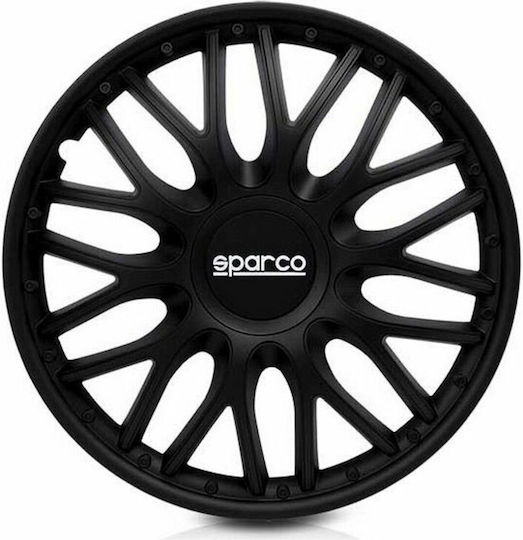 Sparco Σετ Τάσια Αυτοκινήτου Roma 4τμχ 14" Μαύρο