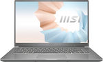 MSI Modern 15-A11MU-1041PL 15.6" FHD (i5-1155G7/16GB/1TB SSD/W11 Home) Carbon Gray (US Keyboard)