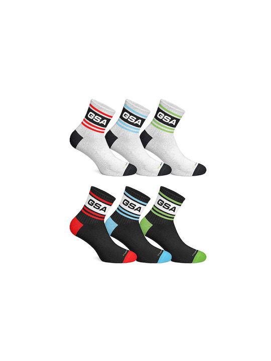 GSA Organicplus Αθλητικές Κάλτσες Πολύχρωμες 6 Ζεύγη