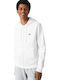 Hooded White Cardigan