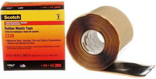 3M Μονωτική Ταινία 50mm x 3m Μαύρη