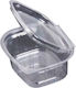 Lux Plast Disposable Plastic PET Tableware for Sauce 80ml Transparent 100pcs