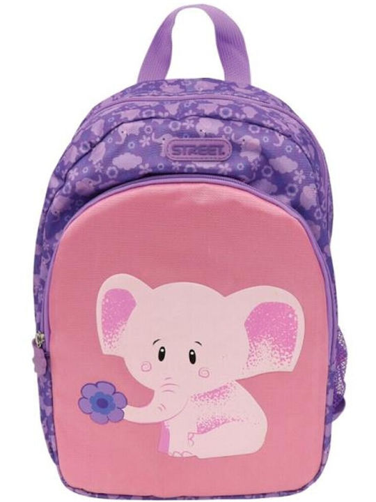 Street Elephant School Bag Backpack Kindergarten Multicolour