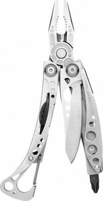 Leatherman Skeletool Unealtă Multifuncțională Argint cu Lamă din Oțel inoxidabil cu Teacă