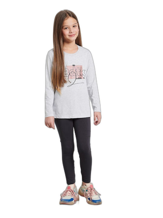 BodyTalk Kids Set With Gray Leggings 2 Pieces