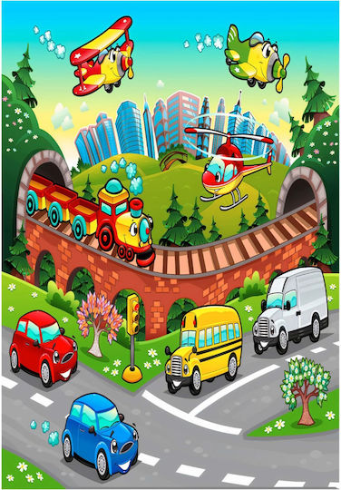 Freebox City Life Kinder Teppich Mehrfarbig 120x180cm