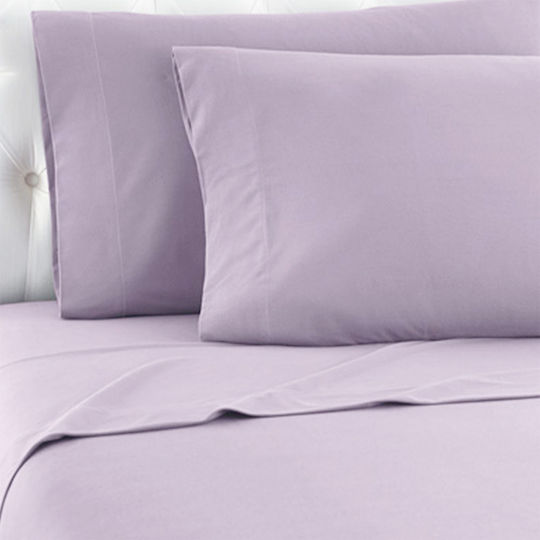 TnS Σεντόνι King Size με Λάστιχο 180x200+25εκ. Λιλά