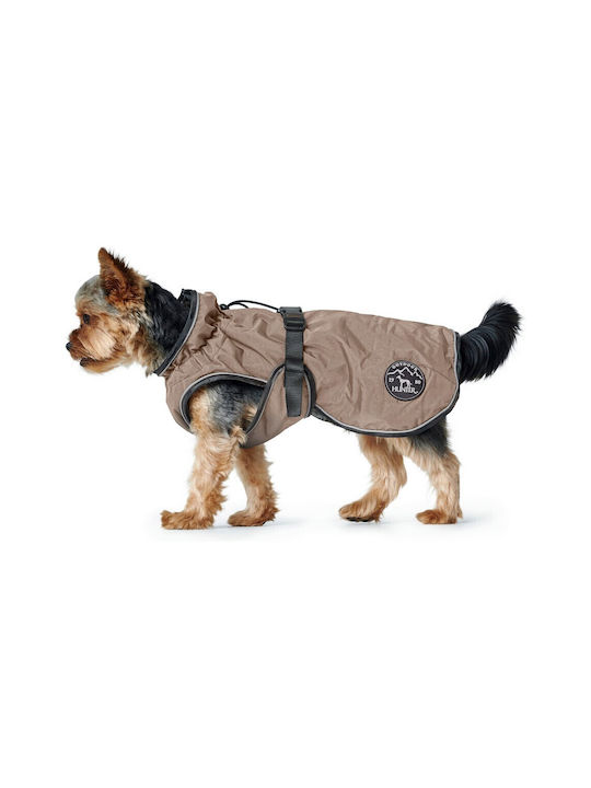 Hunter Norton 360 Uppsala Hundemantel Wasserdicht Braun mit Rückenlänge 35 cm.