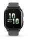 Garmin Venu Sq 2 Aluminium 40mm Waterproof Smartwatch with Heart Rate Monitor (Slate Aluminium Bezel with Shadow Grey Case and Silicone Band)