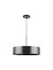 Ravenna Penny Pendant Light Single-Light for Socket E27 Black