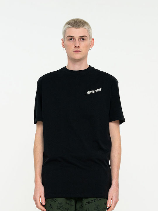 Santa Cruz Shadowless Dot T-shirt Bărbătesc cu Mânecă Scurtă Negru