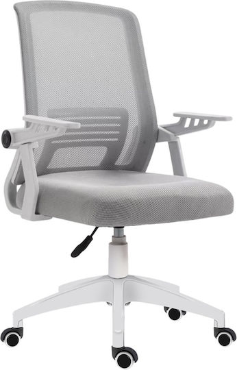 Zita Plus A1180W Bürostuhl mit Einstellbaren Armen Weiß / Grau