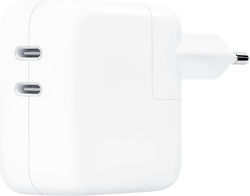 Apple Φορτιστής Χωρίς Καλώδιο με 2 Θύρες USB-C 35W Λευκός (Power Adapter)