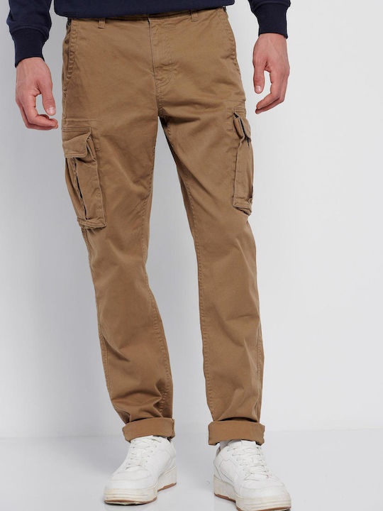 Trousers Cargo Elastic in Regular Fit Cigar