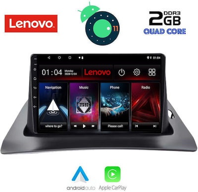 Lenovo Sistem Audio Auto pentru Renault Kangoo Audi A7 Kangoo 2010 (Bluetooth/USB/AUX/WiFi/GPS/Apple-Carplay/Partitură) cu Ecran Tactil 9"
