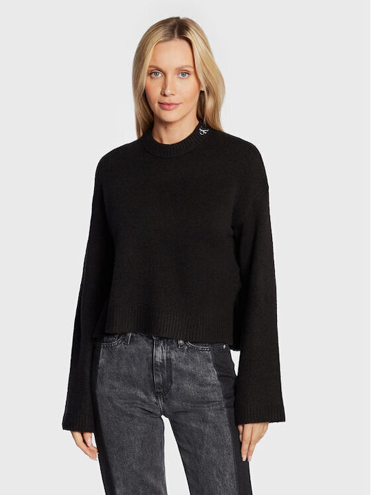 Calvin Klein Women's Long Sleeve Pullover Black