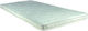 Bs Strom Mattress Topper Sapphire Aloe Vera Double Foam Infused with Aloe 140x190x6cm