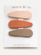 Grech & Co Stone Shell Rust Grech Σετ Παιδικά Κοκαλάκια με Κλιπ 3τμχ