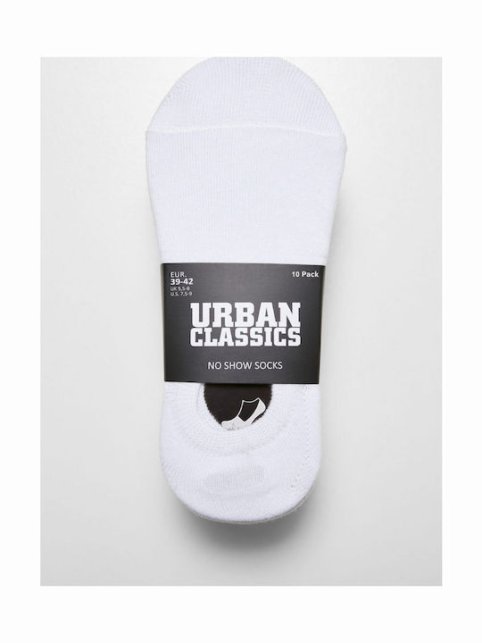 Urban Classics Classics Μονόχρωμες Κάλτσες Λευκές 10Pack
