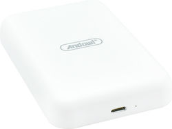 Andowl Q-MG6001 MagSafe Power Bank 6000mAh cu Port USB-C Alb
