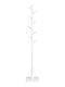 Vasagle Καλόγερος Ξύλινος Λευκός 30x30x175cm