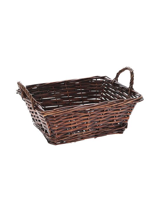 Wooden Decorative Basket 29x23x11cm Iliadis