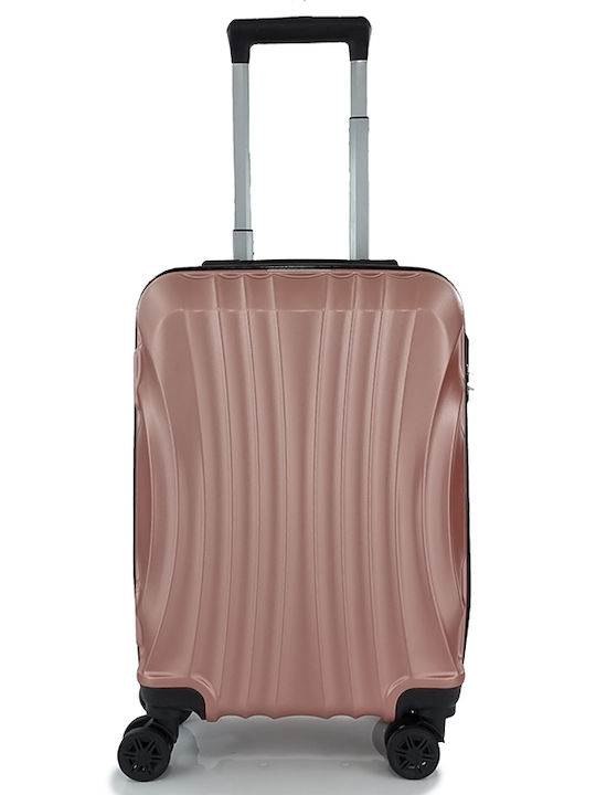 Forecast P009-20 Kabinenreisekoffer Hartschalen Rose Gold mit 4 Räder Höhe 55cm
