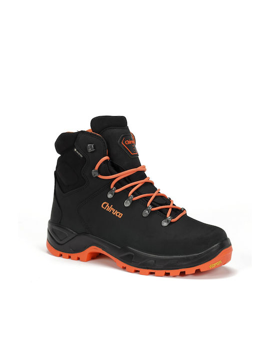 Chiruca Game 03 Men's Waterproof Hiking Boots Gore-Tex Black