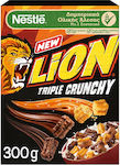 Nestle Δημητριακά Lion Triple Crunchy Ολικής Άλεσης 300gr