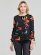 Desigual Women's Blouse Long Sleeve Black