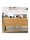 Nef-Nef Homeware Τραπεζομάντηλο Delilah Mustard 140x180εκ.