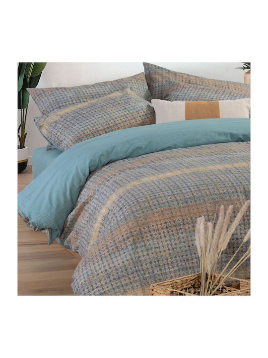 Nef-Nef Homeware Sheet Sets Single 170x270cm. Reflex Aqua 3pcs