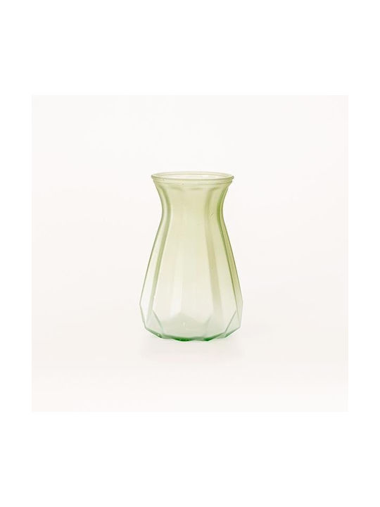 Eurolamp Декоративна ваза Стъкло Зелен 11.5x9.5x18см 1бр