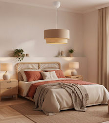 Megapap 0207394 Pendant Light Beige 30x15x70cm