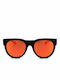 Smith Crusader Sunglasses with Black Acetate Frame and Red Lenses S37