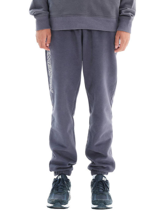 Emerson Παντελόνι Φόρμας με Λάστιχο Stone Grey