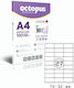 2700 Etichete autoadezive A4 Dreptunghiulare 70x32mm