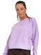 Body Action Women's Fleece Sweatshirt Purple