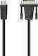 HAMA 1.5m DVI-D male to HDMI male Cable Black (00205018)