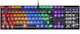 Motospeed CK107 Tastatură Mecanică de Gaming cu Outemu Roșu întrerupătoare și iluminare RGB Negru