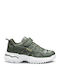 Memory Line Παιδικά Sneakers με Σκρατς Χακί