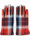 Red Check Rot Handschuhe