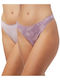 Modal Fimelle Women's String 2Pack Purple