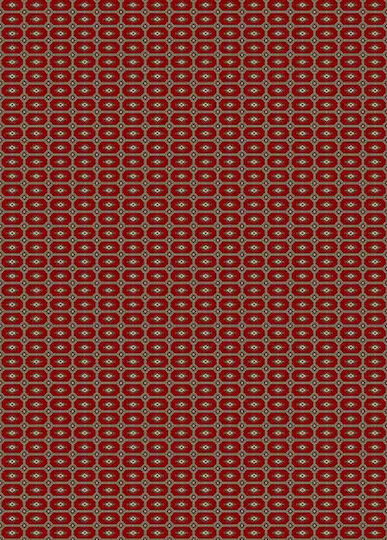 Viokarpet Cut-to-Measure Carpet Kirman 6831-1018 Red